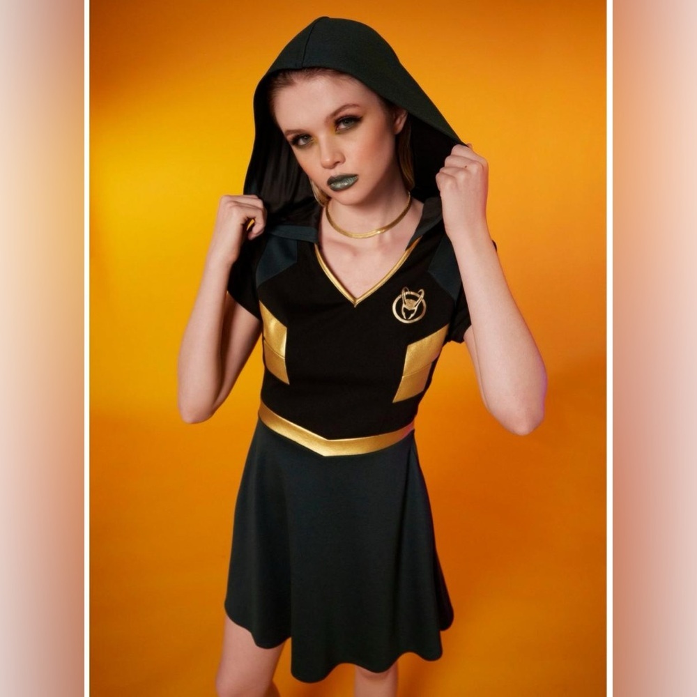 Marvel Loki her universe hot topic cosplay dress nwt